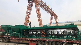 乙鑫重工年产3万吨粉状有机肥生产线设备发往江西